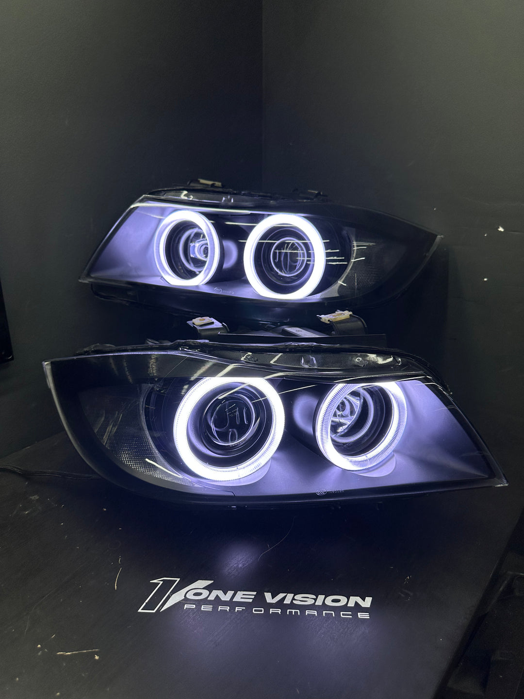 ADVANCED E90 E91 Pre LCI Sedan Round Rings Retrofit (2006 - 2008 Xenon Headlights Only)
