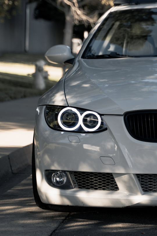 ADVANCED E92 E93 (E9X M3) Pre-LCI Round Rings Retrofit (2007 - 2010 and 2008 - 2013 M3 Xenon Headlights Only)