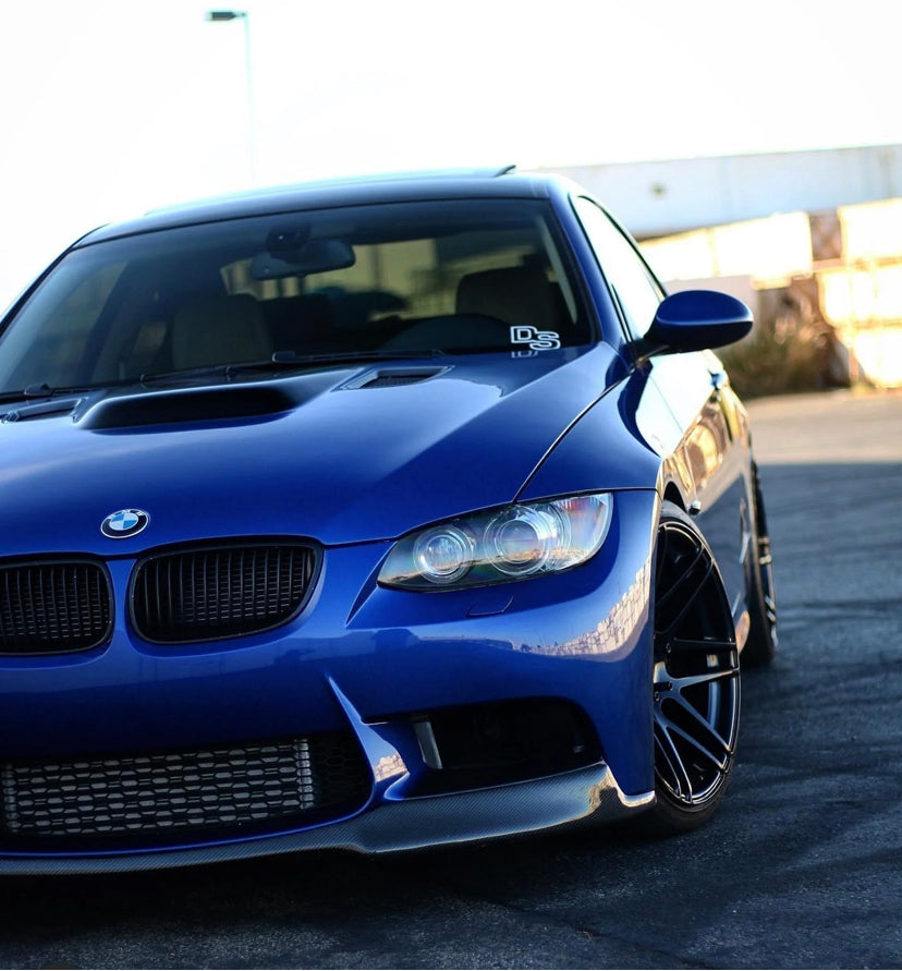 E90/ E92 V STYLE CARBON FIBER FRONT LIP FOR M3 REP BUMPER